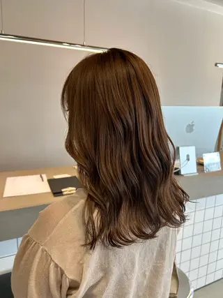 セミロング haruki所属・. nozomiのヘアスタイル