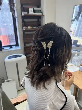 ミディアム 山室 敬義のヘアスタイル