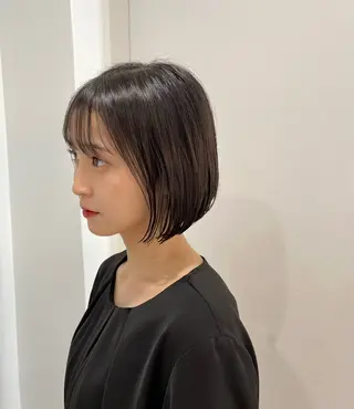 ショート モテヘア/グレージュ /ボブ/前原汐🎐のヘアスタイル