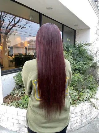 ロング ROZA germe所属・SHIO / ハイトーンカラーのヘアスタイル