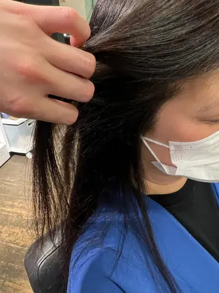 ロング パーマ ROBBY所属・松井美樹/似合わせ ガーリー・韓国のヘアスタイル