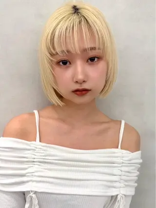 ミディアム カラー 🇰🇷韓国レイヤー ケアカラー／田川佑紀のヘアスタイル