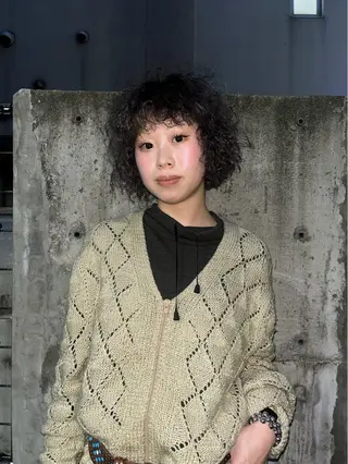 ショート パーマ 〜ANDPEACE〜所属・オゼキ サクラのヘアスタイル