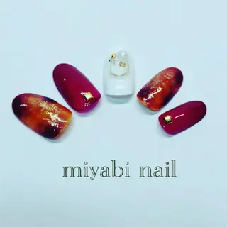 ネイル miyabi nail 桂川駅近くのネイルデザイン