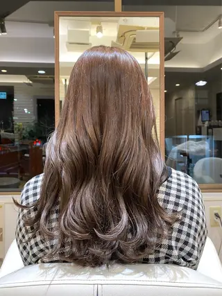 ロング カラー 透明感カラー 大貫怜司のヘアスタイル