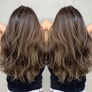 ロング カラー ヘアアレンジ ネイル マツエク・マツパ ブリーチ特化 / share 元太のヘアスタイル