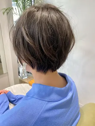 ショート ✨圧倒的満足度◎ 小顔美人ショート✨佃のヘアスタイル