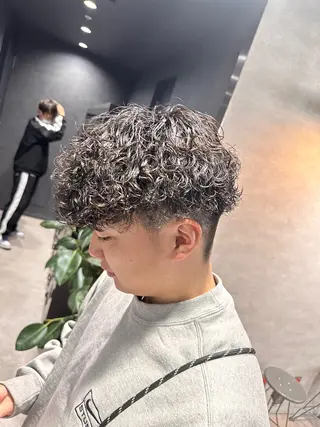 ショート パーマ メンズ 【メンズサロン】 BLUCK 横浜のヘアスタイル