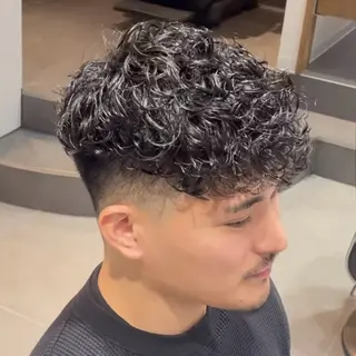 メンズ メンズ専門/パーマ 特化/栄/北出瑞貴のヘアスタイル
