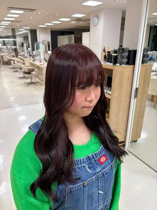 ロング カラー 🎀暖色カラー/透明 感カラー/ひな🎀のヘアスタイル