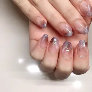 ネイル ネイルリボン 受付スタッフのネイルデザイン