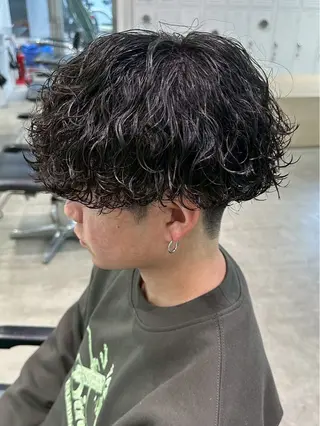 パーマ メンズ fifth天神メンズ パーマ特化／内山遥斗のヘアスタイル