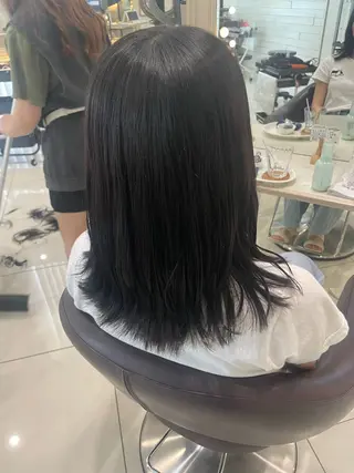 ミディアム 透明感color吉田 沙羅のヘアスタイル