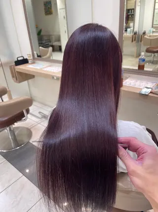 ロング カラー Ash国立店 池田勇一”のヘアスタイル