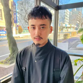 メンズ メンズパーマ/フェ ザーパーマ/古川晴輝のヘアスタイル