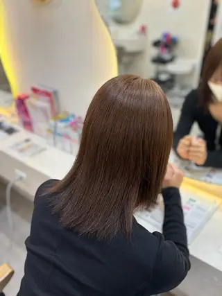 ミディアム カラー himari/ブリー チモデル募集/熊谷のヘアスタイル