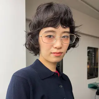 ショート パーマ トレンドメンズヘア/ 似合わせヘア/ショウのヘアスタイル