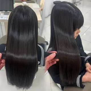 ロング Ash/ tomona𝜗𝜚のヘアスタイル