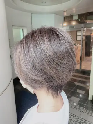 ミディアム カラー 宗近 拓磨のヘアスタイル
