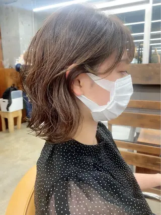 ショート カラー パーマ 三浦 望のヘアスタイル