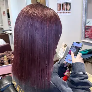 ミディアム カラー 柔らかいcolor ￤韓国￤🩰マユ🩰のヘアスタイル