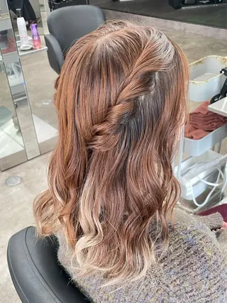 ヘアアレンジ 速水 ゆきののヘアスタイル