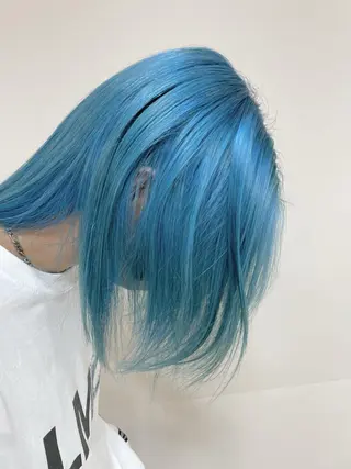 セミロング カラー ヘアアレンジ 【Sweep】おじま のぞみのヘアスタイル