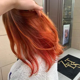 セミロング カラー ヘアアレンジ ネイル マツエク・マツパ 💠AYANE /吉祥寺💠のマツエク・マツパデザイン