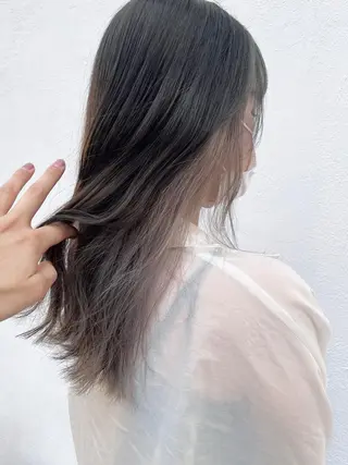 セミロング カラー SALOWIN神戸三宮店所属・【美髪を叶える】中谷 彰宏（アキ)のヘアスタイル