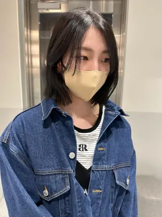 ミディアム ୨୧柔らかいカラー nozomi ୨୧のヘアスタイル