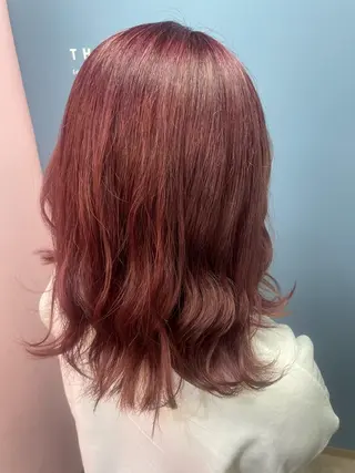 セミロング カラー THREE noon所属・田中 きこのヘアスタイル