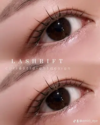 マツエク・マツパ suu_ emiriのマツエク・マツパデザイン