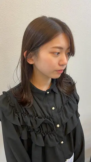 ミディアム ボブ/髪質改善/ soiナカジママドリのヘアスタイル