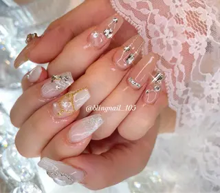 ネイル 23時まで❤︎韓国、 ワンホンネイルのネイルデザイン