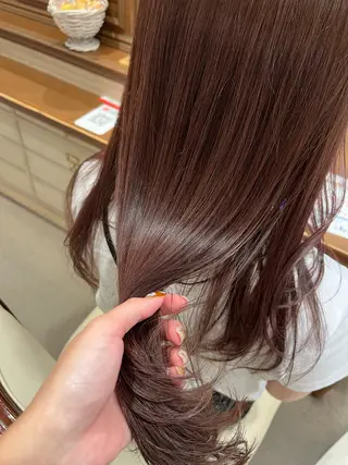ロング カラー サソウ ユリエ🥥のヘアスタイル