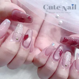 ネイル GO TODAY SHAiRE SALON原宿 Liber所属・️🫧もこ 艶感ネイル🫧のネイルデザイン