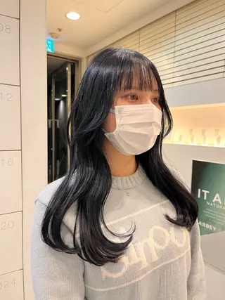 ロング 原口 拓人のヘアスタイル