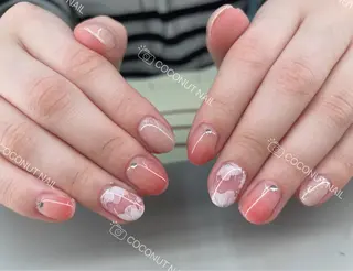 ネイル 神田 ココナッツのネイルデザイン