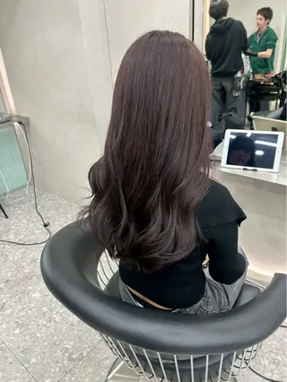 ロング カラー 🎀大川 錬🎀 ブリーチなしWカラーのヘアスタイル