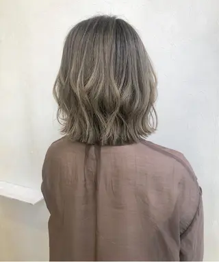 ミディアム カラー nakahara madokaのヘアスタイル