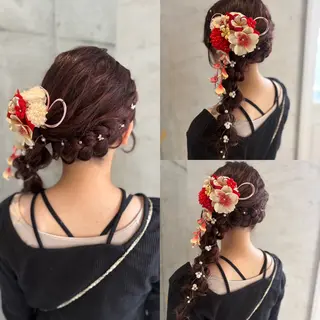 ロング ヘアアレンジ Reve  resort所属・美髪× ヘアセット✨Araiのヘアスタイル