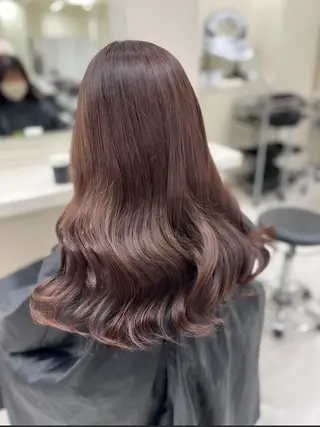 ロング カラー 大人上品ベージュ 🎀HARUNAのヘアスタイル