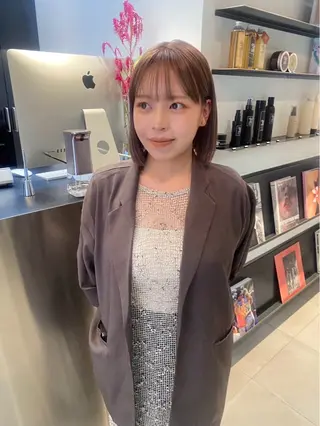 ショート カラー riria/ボブ /ブラウンカラー🎀のヘアスタイル