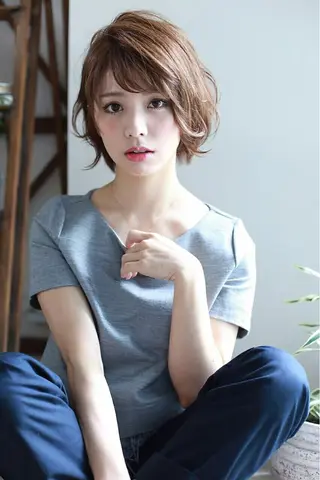 ミディアム 店長 茂野聖史のヘアスタイル