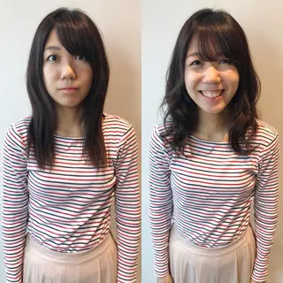 セミロング ヘアアレンジ SALOWIN銀座VORT所属・小林 佳祐のヘアスタイル