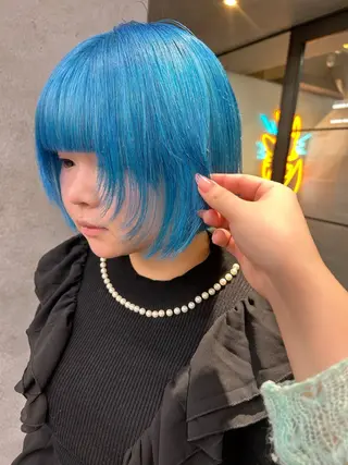 ミディアム L STUDIO所属・ハイトーン/ブリーチ 🧁soraのヘアスタイル