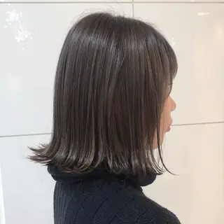 ミディアム カラー 田中 あかねのヘアスタイル