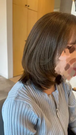 ミディアム AMELY甲府東店所属・湯浅 彩香のヘアスタイル