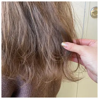 ミディアム カラー ヘアアレンジ 赤味消し.髪質改善 🌿𝘠𝘜𝘙𝘐のヘアスタイル