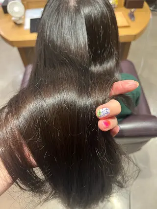 ロング 田中 ひなりのヘアスタイル